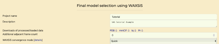 Final Model Selection Screenshot